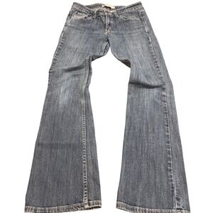 Levis 518 Superlow Bootcut Jeans Wmns 26x32 Medium Wash Blue Denim Y2K Asthetic